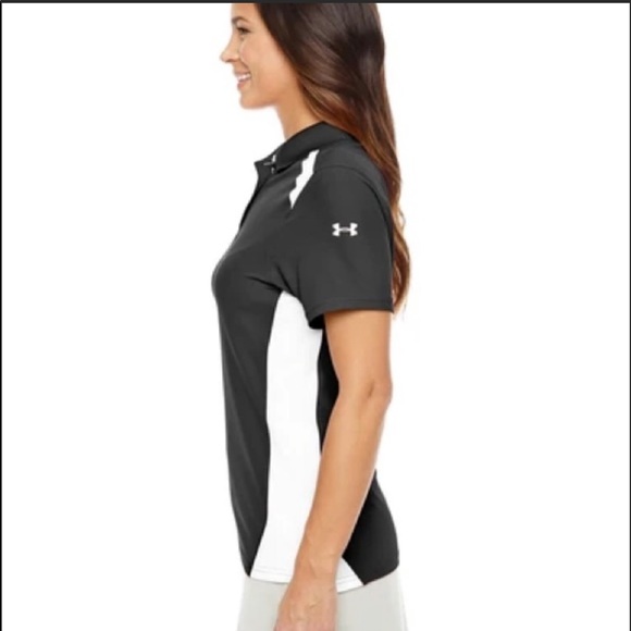 NWT Women’s Under Armour Color Block Polo Shirt - Picture 2 of 13